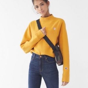 Champion Reverse Weave Mock-Neck Sweatshirt